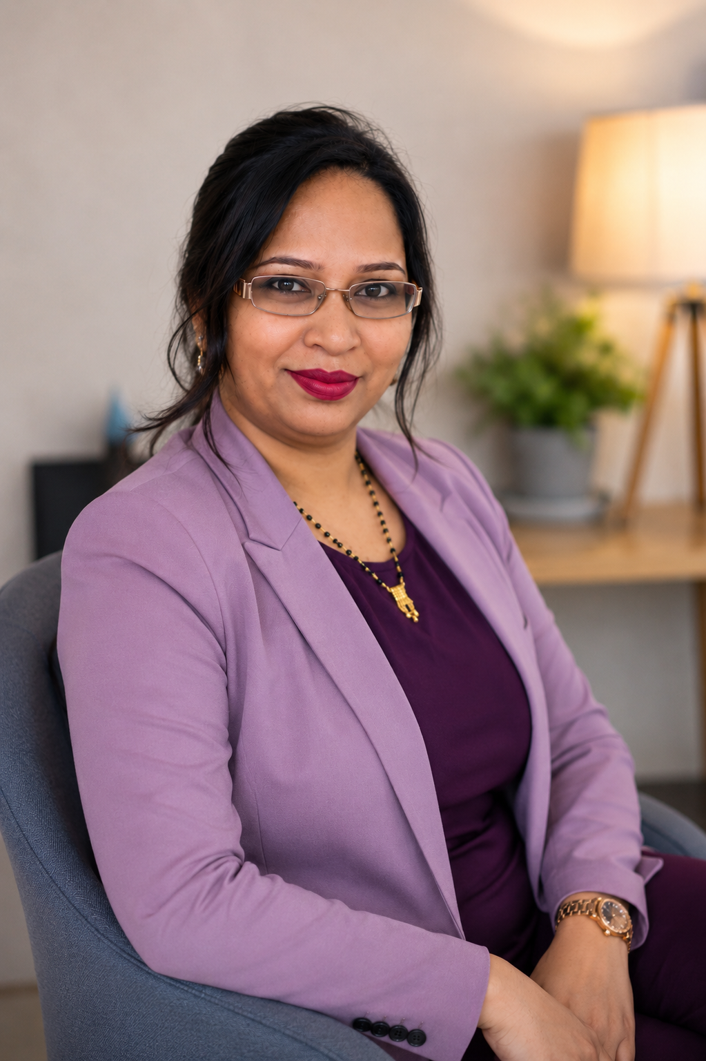 Srilata Jain in a coaching session
